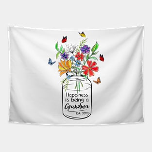 Happiness Is Being A Grandma Est Tapestry