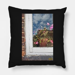 Flowers in the Window - Temple Newsam Leeds Pillow