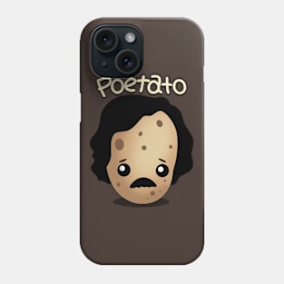 Poetato Funny Edgar Allan Poe Cute Kawaii Potato Pun Phone Case