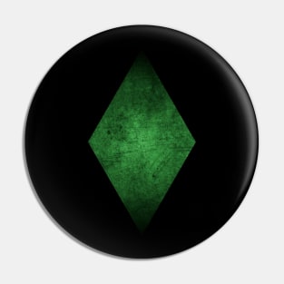 Minimalistic - Diamond Green Pin