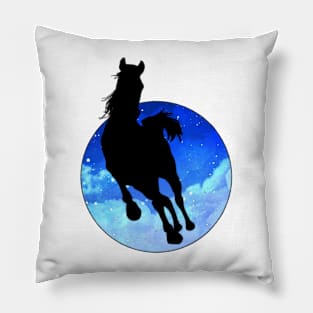 Stallion in the sky Pillow