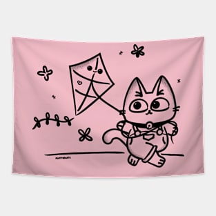 Kite Kitty Tapestry