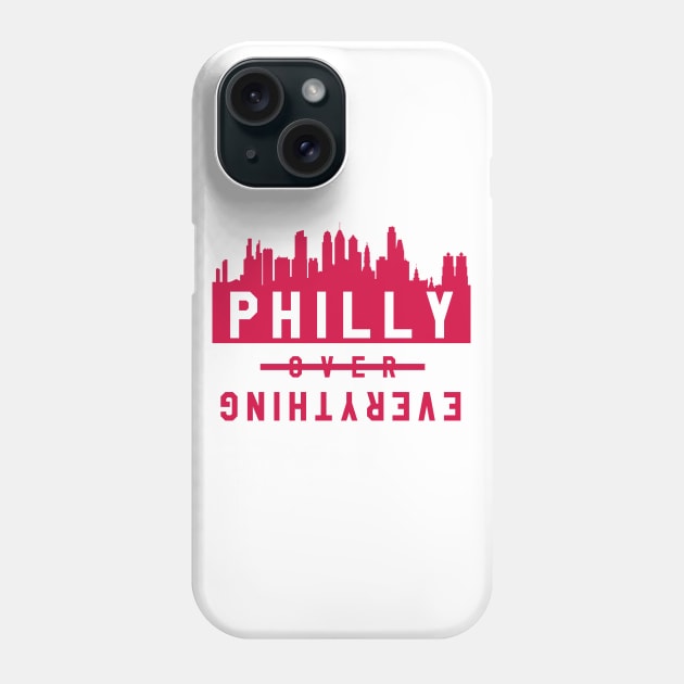 Philly over Everything - White/Red Phone Case by KFig21