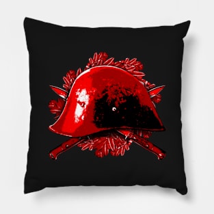 Helmet and bayonets Pillow