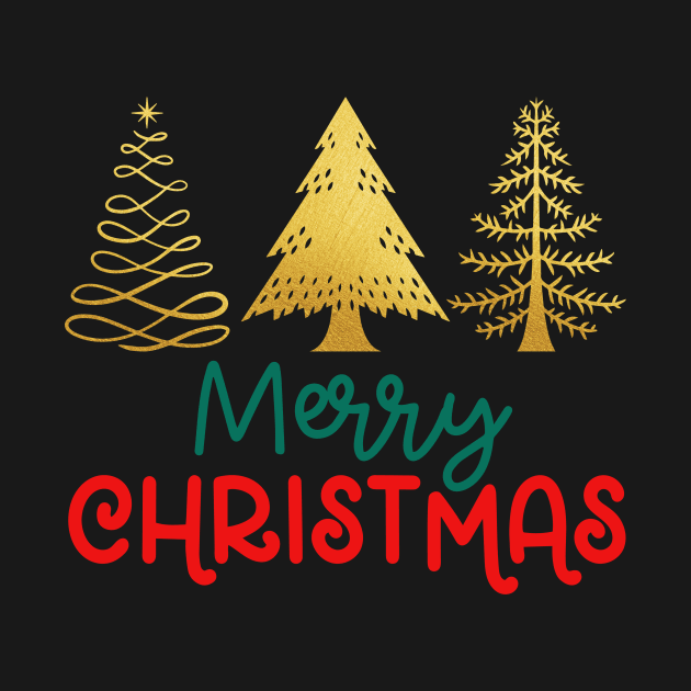 Merry Christmas Trees by RefinedApparelLTD
