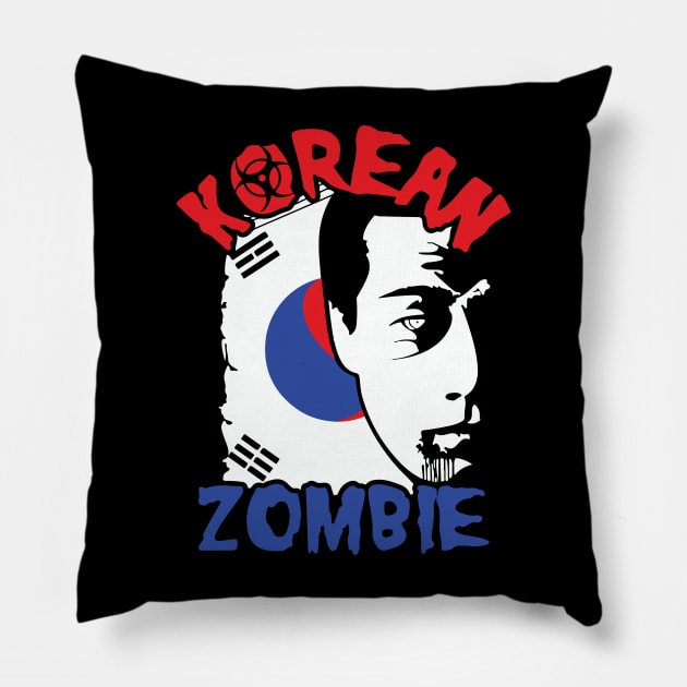 Korean Zombie Pillow by cagerepubliq