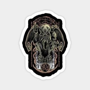 Cthulhu's Church Colored Magnet
