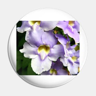 Purple Spring Flowers Pin