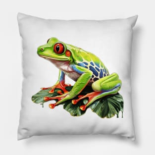 Red Eyed Tree Frog Pillow