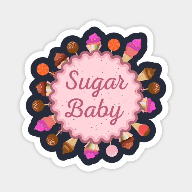 Sugar Baby Magnet by jslbdesigns