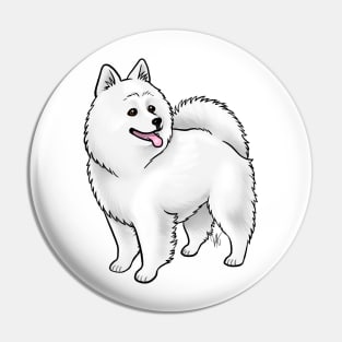 American Eskimo Dog Pin