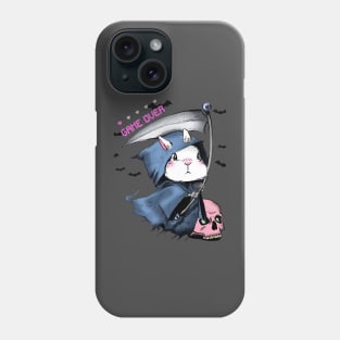 Game Over cute but creepy rabbit reaper Phone Case