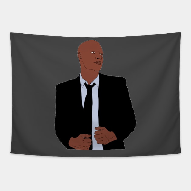 Man in suit Tapestry by Kyomaw