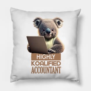 Just a Highly Koalified Accountant Koala 2 Pillow