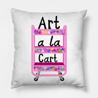 Art A La Cart Teacher Pillow