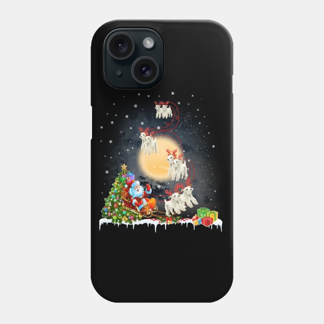 Schnauzer Reindeer Christmas Nice Dog Gift For Women Men Phone Case by abubakarBaak