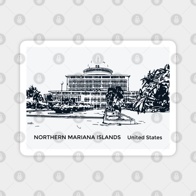 Northern Mariana Islands Magnet by Lakeric
