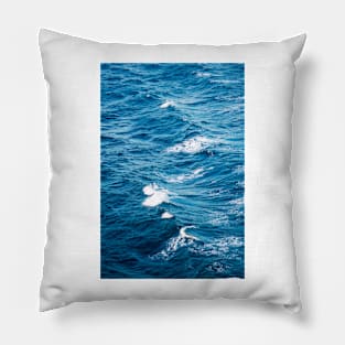 Ocean Waves Landscape Pillow