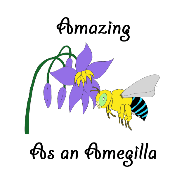 Amazing as an Amegilla (smaller design) by BeeBabette