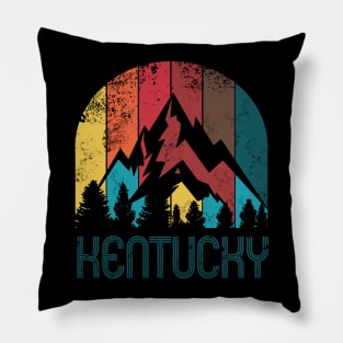 Retro Kentucky Design for Men Women and Kids Pillow