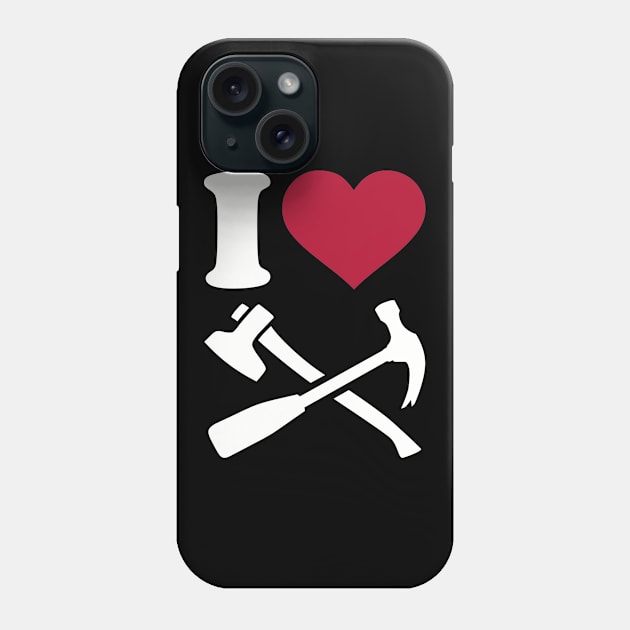 I love Tools Phone Case by Designzz