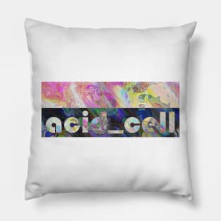 acid cell Pillow