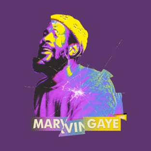 ART GLASS - MARVIN GAYE SOUL PRINCE T-Shirt