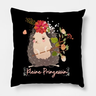 Igel Kleine Prinzessin Blumen Süß Pillow