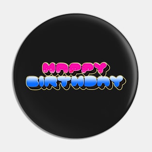 Happy Birthday Pin