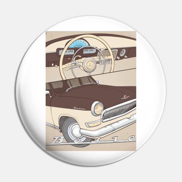 GAZ 21 Pin by Rover