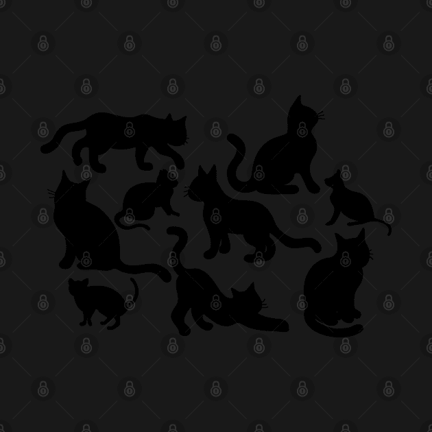 Cats For Halloween , Optical Illusion by justrachna