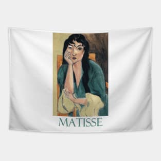 Laurette in Green by Henri Matisse Tapestry