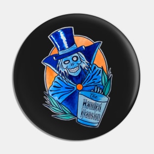 Hat box ghost Pin