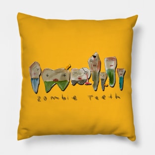 Zombie Teeth Pillow