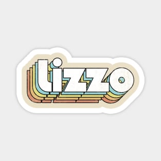 Lizzo - Retro Rainbow Letters Magnet