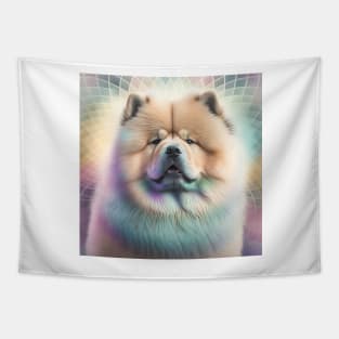 A Fractal Design of A Chow Chow Tapestry