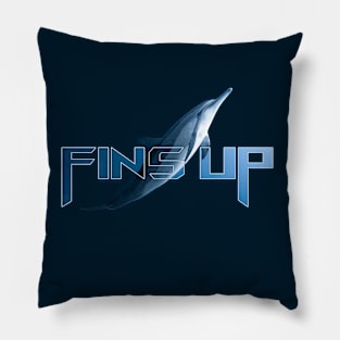 Dolphin fins up Pillow