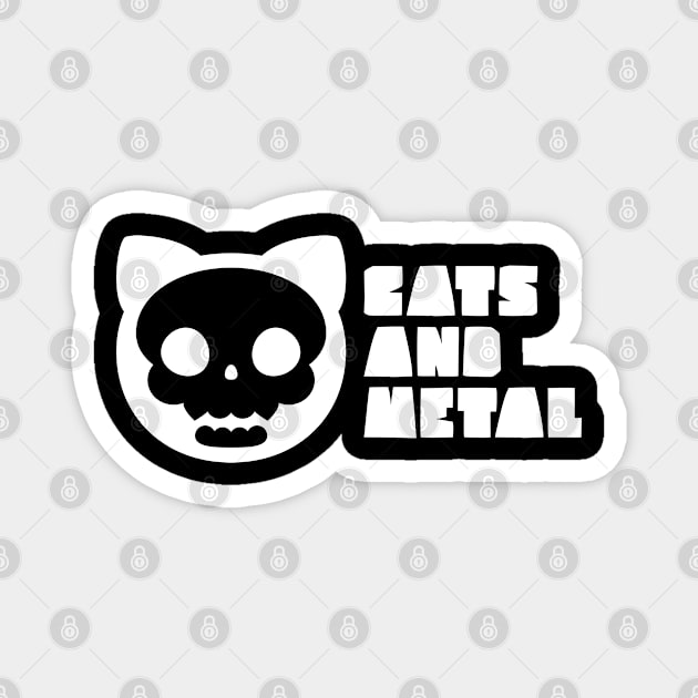 CATS AND METAL Magnet by EdsTshirts