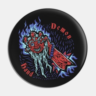 Demon Hand Pin