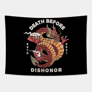 Death Before Dishonor Tapestry