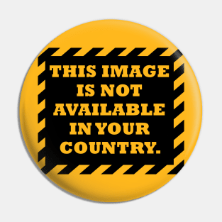 This image is not available in your country Pin