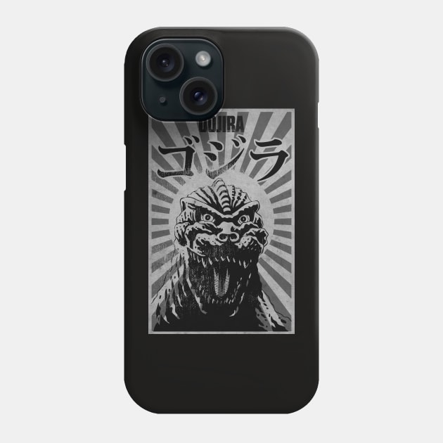 Vintage Gojira Propaganda Phone Case by CTShirts