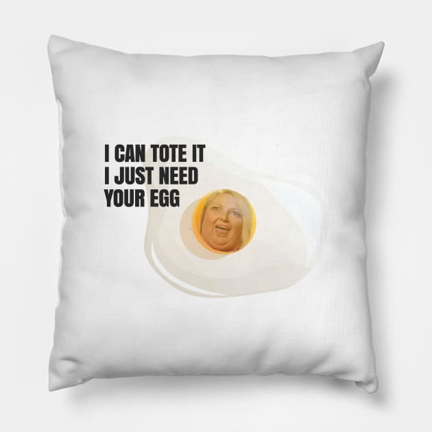 Angela Egg Pillow by Harvesting