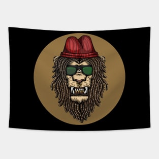 Dreadlocks Lion Tapestry