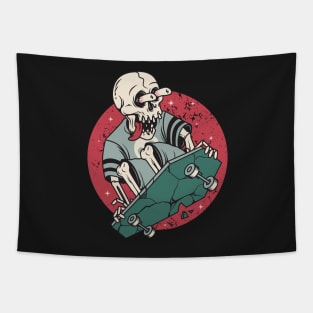 Skullboarding Tapestry