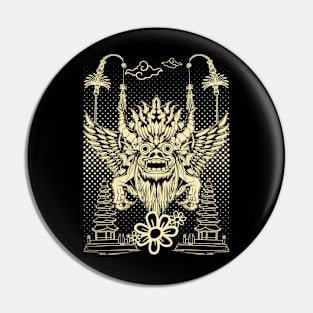 Barong Bali Ilustration 06 Pin