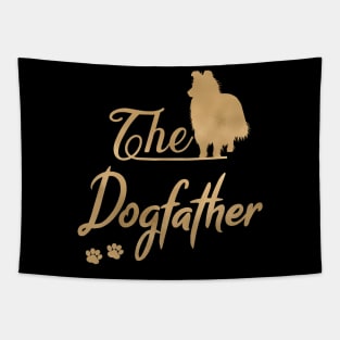 Sheltie Dad, Shetland Sheepdog Dogfather, Tapestry