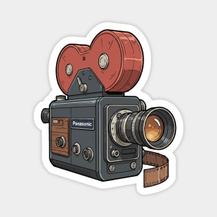 Vintage Panasonic Cinema Camera : Retro Filmmaking Magnet