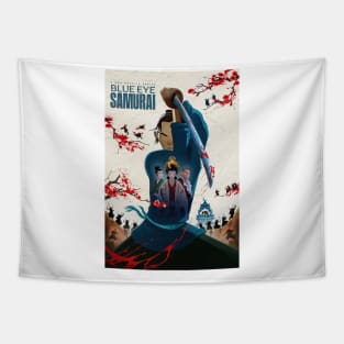 Blue Eye Samurai Tapestry