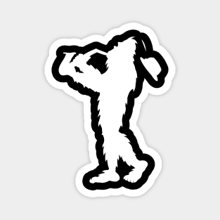 Bigfoot Saxophone Player Magnet